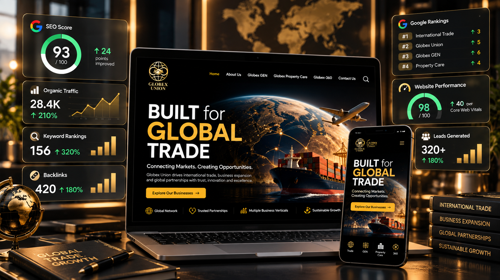 Globex Union project by Click2Client Media